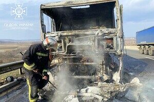 На трассе Одесса &ndash; Киев загорелась фура: подробности происшествия