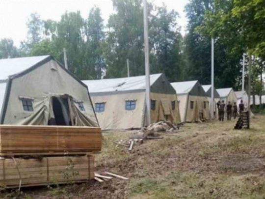 Не&nbsp;минуло й&nbsp;доби: табір &laquo;вагнерівців&raquo; у&nbsp;білорусі почали демонтувати