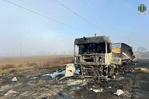 Ночной дроновый удар по Одесчине: горелая автостоянка, есть погибшие (обновлено)